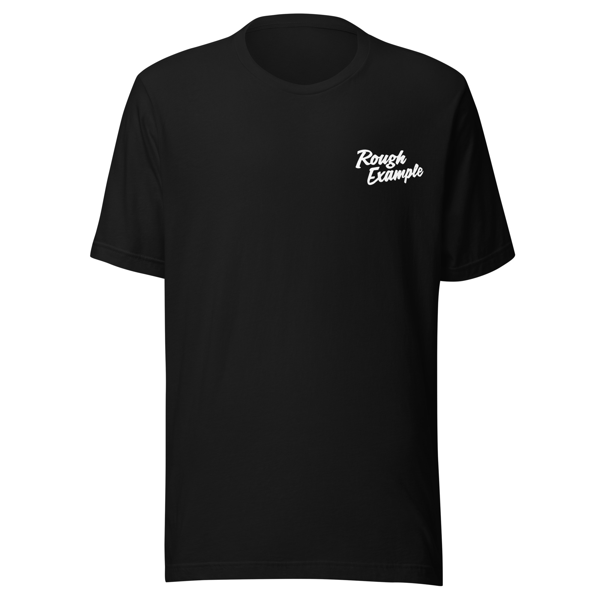 Bought Rough, Built Right - Black T-Shirt - Image 2